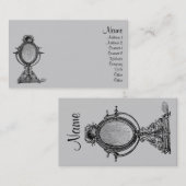 Vintager Spiegel Visitenkarte (Vorne/Hinten)