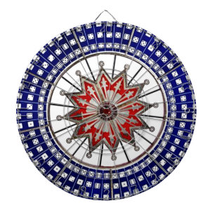 Vintager spielender Würfel-antiker Spiel-Rad-Poke Dartscheibe