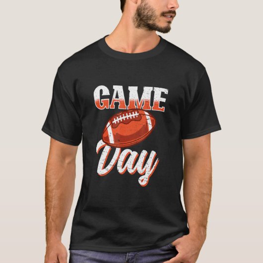 Vintager Spieltag T-Shirt (Vorderseite)