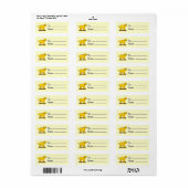 Vintager Spielzeughund - eigene Geschenkmarke (Vorne)