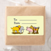 Vintager Spielzeughund, Pferd, Schwein, Elefantenm (Insitu)