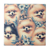 Vintager Spitz Fliese (Vorderseite)