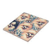 Vintager Spitz Fliese (Seite)