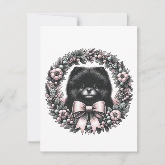 Vintager Spitz für benutzerdefinierte Meldung Karte (Vorderseite)