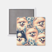 Vintager Spitz Magnet (Vorderseite/Rückseite)