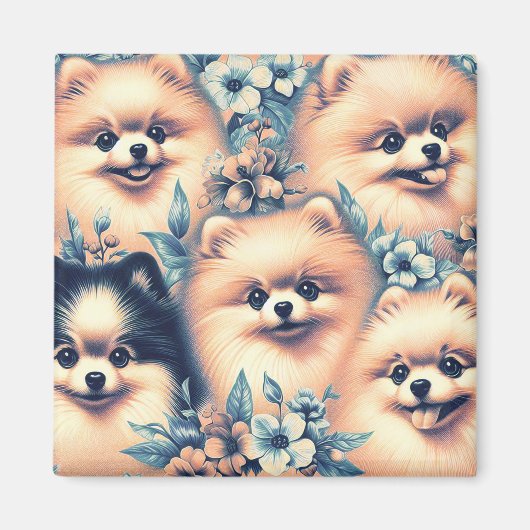 Vintager Spitz Magnet (Vorne)