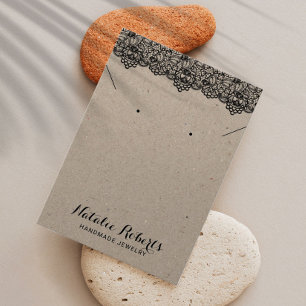 Vintager Spitzenschmuck mit Necklace Display