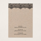 Vintager Spitzenschmuck mit Necklace Display (Rückseite)