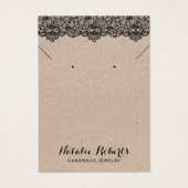 Vintager Spitzenschmuck mit Necklace Display (Vorderseite)