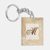 Vintager Spitzenschmuck Viktorianische Schlüsselke Schlüsselanhänger (Vorderseite links)