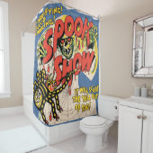 Vintager Spook-Show-Plakat-Duschvorhang Duschvorhang (Beispiel)