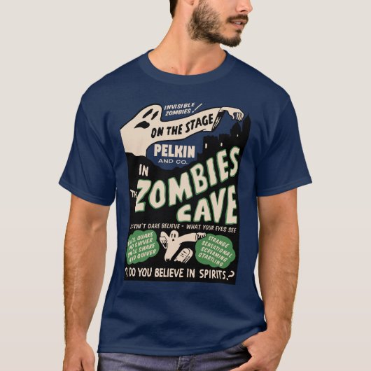 Vintager spook-Show-T - Shirt des Zombies die (Vorderseite)