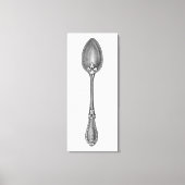 Vintager Spoon Leinwanddruck (Vorderseite)