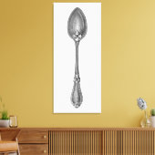 Vintager Spoon Leinwanddruck (Insitu (Wohnzimmer))