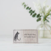 Vintager Sport-Fischerei-Köder-Gerät-Speicher Visitenkarte (Stehend Vorderseite)