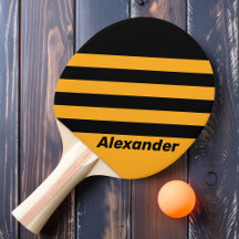 Vintager Sport Sonnenblume Buzz Streifen mit Namen