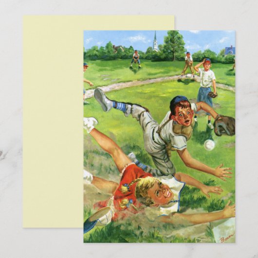 Vintager Sportbaseball, Kinderteams (Vorne/Hinten)