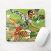 Vintager Sportbaseball, Kinderteams Mousepad (Mit Mouse)