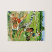 Vintager Sportbaseball, Kinderteams Puzzle (Horizontal)