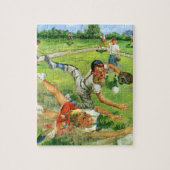 Vintager Sportbaseball, Kinderteams Puzzle (Vertikal)