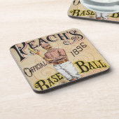 Vintager Sportbaseball, Reach's Guide Cover Art Getränkeuntersetzer (Linke Seite)