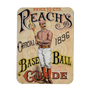 Vintager Sportbaseball, Reach's Guide Cover Art Magnet