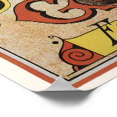 Vintager Sportbaseball, Reach's Guide Cover Art Poster (Ecke)