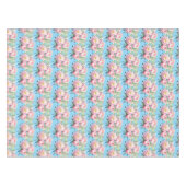 Vintager Springstechen Tischdecke (Vorderseite (Horizontal))