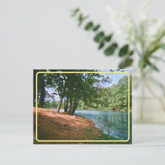 Vintager Springtime Posta Postkarte (Stehend Vorderseite)