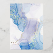 Vintager Spritzer Folieneinladung (Rückseite)