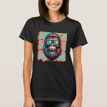 Vintager Squatch Retro Style Comic Pop Art