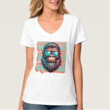 Vintager Squatch Retro Style Comic Pop Art