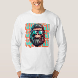 Vintager Squatch Retro Style Comic Pop Art T-Shirt
