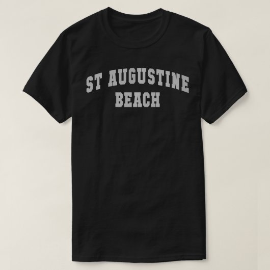 Vintager ST AUGUSTINE BEACH Frühjahrspause T-Shirt (Design vorne)