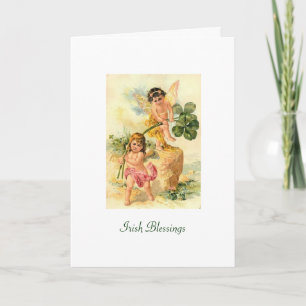 Vintager St.-Pat-Tag - irisches Segeln, Karte