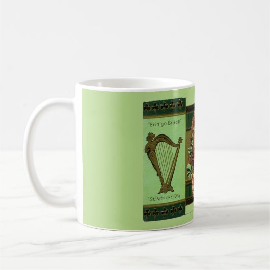 Vintager St.Pat Tag Kaffeetasse (Links)