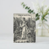 Vintager St. Patrick Chasing Schlangen aus Irland Postkarte (Stehend Vorderseite)