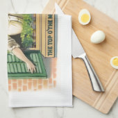 Vintager St Patrick Tag Geschirrtuch (Viertel Falte)