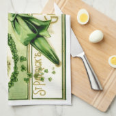 Vintager St Patrick Tag Handtuch (Viertel Falte)