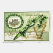 Vintager St Patrick Tag Handtuch (Horizontal)