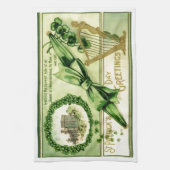 Vintager St Patrick Tag Handtuch (Vertikal)