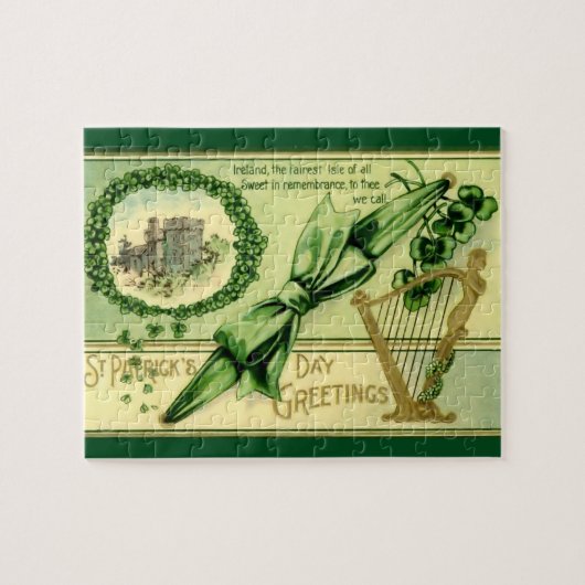 Vintager St Patrick Tag Puzzle (Horizontal)