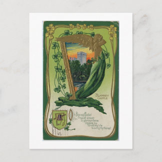 Vintager ST. Patricks Day Card Postkarte