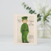 Vintager St. Patrick's Day Feiertagspostkarte (Stehend Vorderseite)