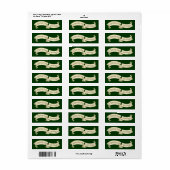 Vintager St. Patrick's Day Gruß Golden Banner (Vorne)