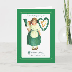 Vintager St. Patrick's Day Karte