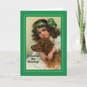Vintager St. Patrick's Day Karte
