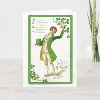Vintager ST. Patricks Day Karte