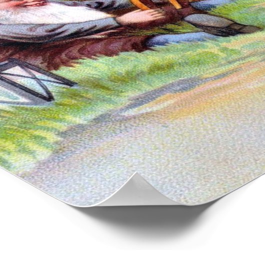 Vintager St. Patrick's Day Poster (Ecke)