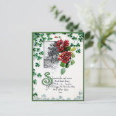 Vintager St. Patrick's Day Postkarte (Stehend Vorderseite)